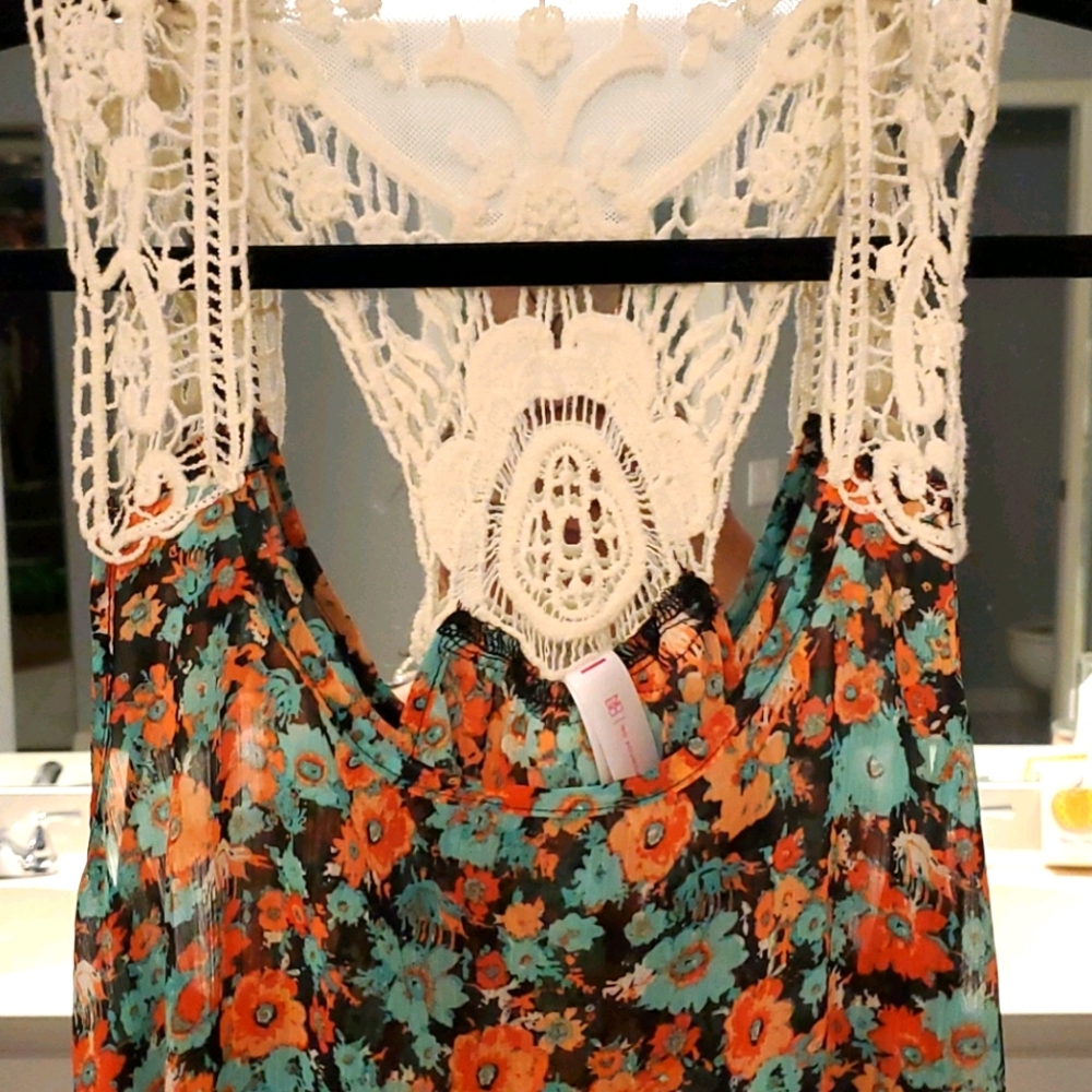 Floral Chiffon Top